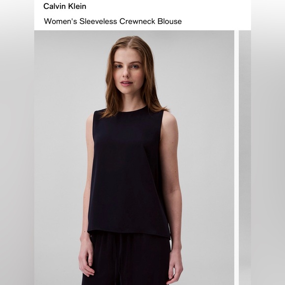 Calvin Klein Tops - Calvin Klein Women's Sleeveless Crewneck Blouse